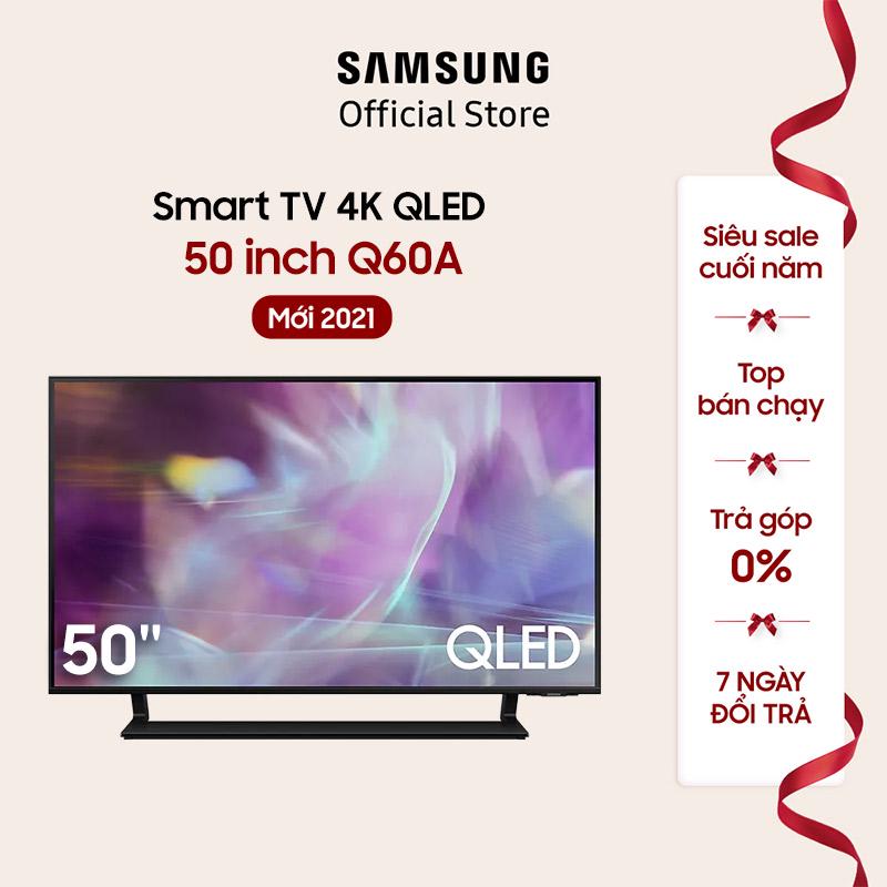 [Lưu SAMSBD- 1TR và ELSSHOT - 5%] Smart Tivi Samsung 50 Inch QLED 4K QA50Q60AAKXXV - Model 2021 - Miễn phí lắp đặt