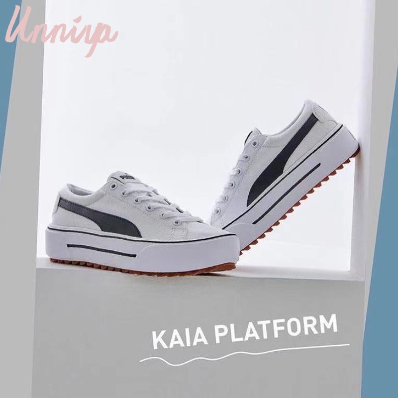 PUMA KAIA PLATFORM Sunmi 2021 New Women's Retro Casual Shoes Platform Shoes 383804-01