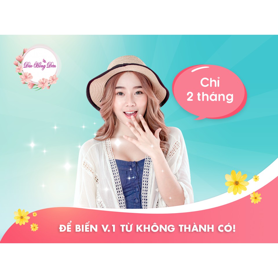 [MUA 2 TẶNG 1] Đào hồng đơn Venus 60 viên - Viên uống nở ngực số 1