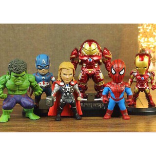 Mô hình siêu anh hùng Marvel Avengers 6 Nhân Vật