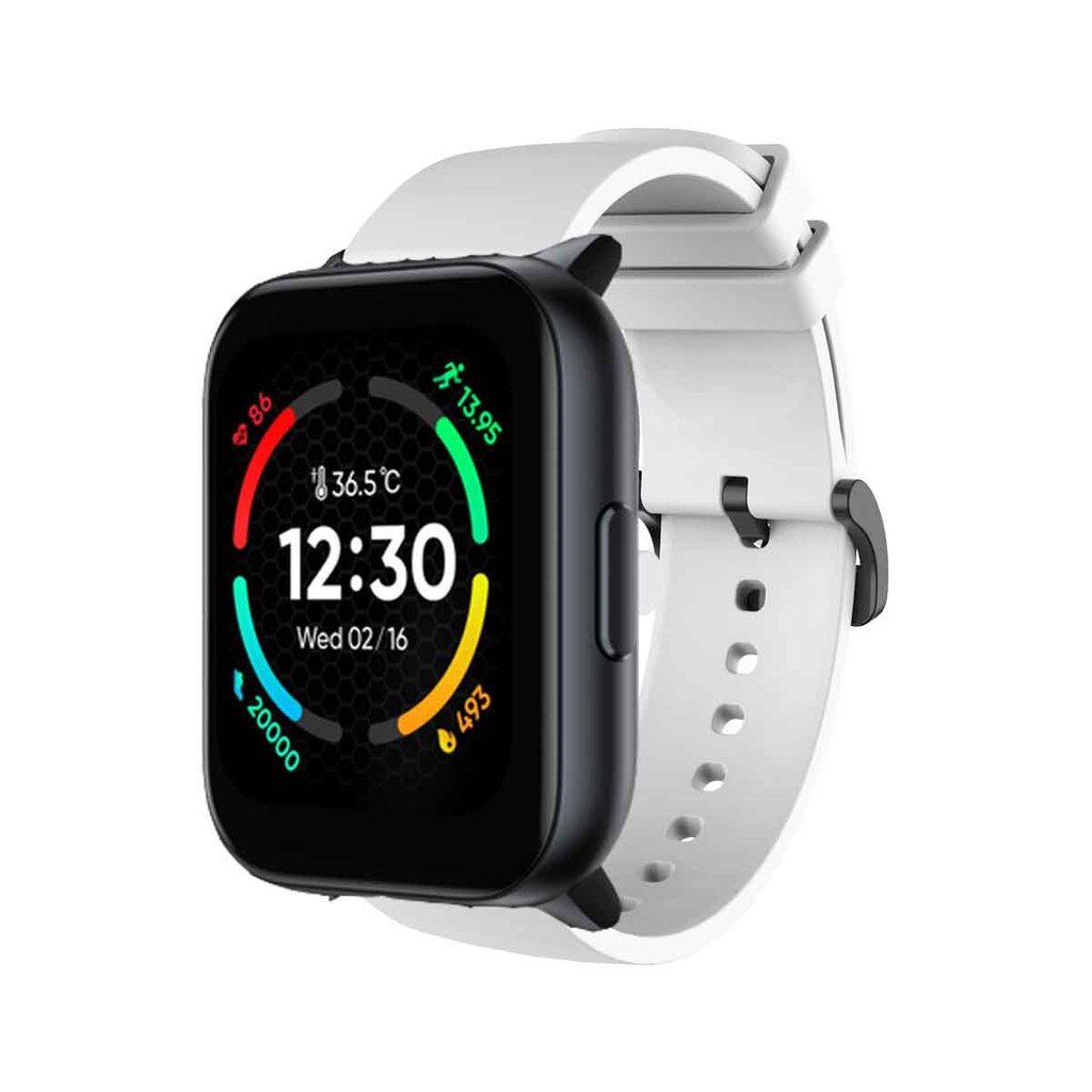 Dây Đeo Silicone 20mm Cho Đồng Hồ Realme Techlife Watch S100