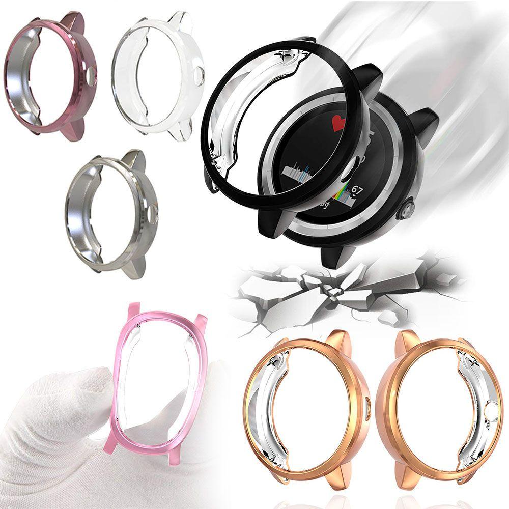 MYRONGVN Ốp TPU Mạ Điện Chống Sốc Cho Đồng Hồ Thông Minh Garmin vivoactive 3 Trainer