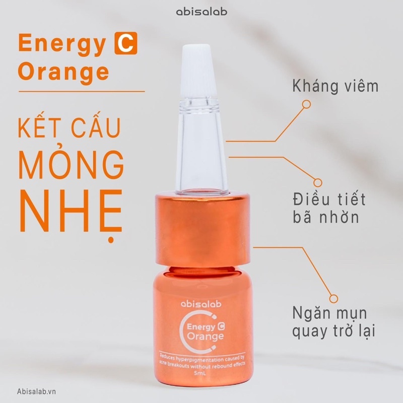 Energy C Orange - Tinh chất dành cho da mụn đầu đen