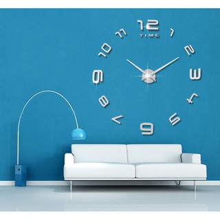 Đồng hồ dán tường 3D độc đáo cho trang trí