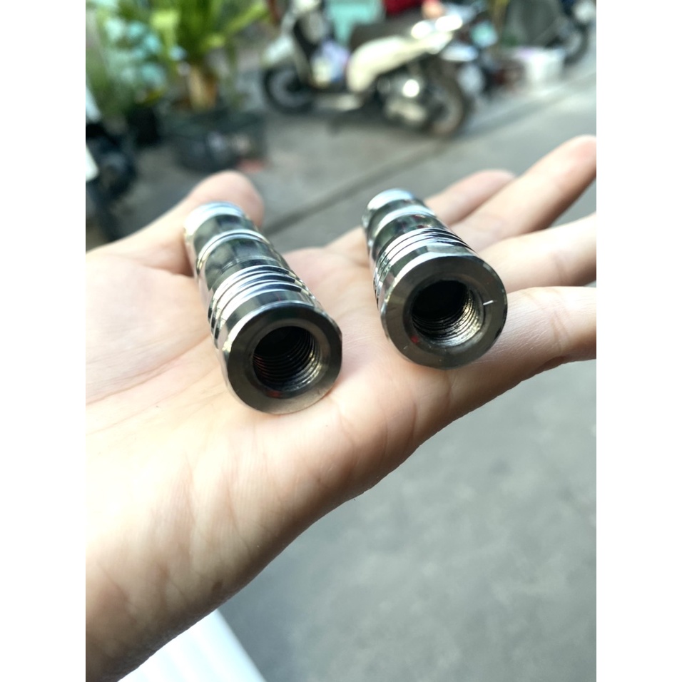 CẶP GÁC CHÂN SAU XE CUB 81 INOX ĐẶC BIỆT