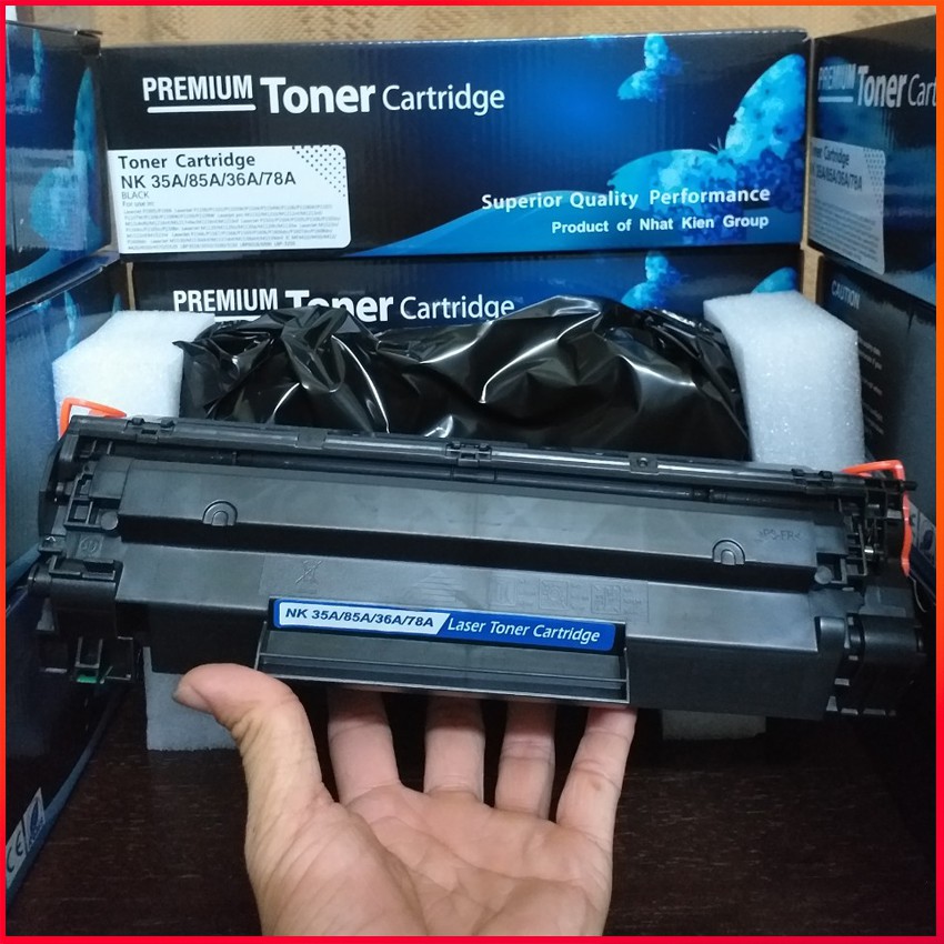 HỘP MỰC 35A / 85A / CN325 cho máy in Canon lbp 6030w, 6030, 6000, MF3010, HP laserjet P1102, P1102w,
