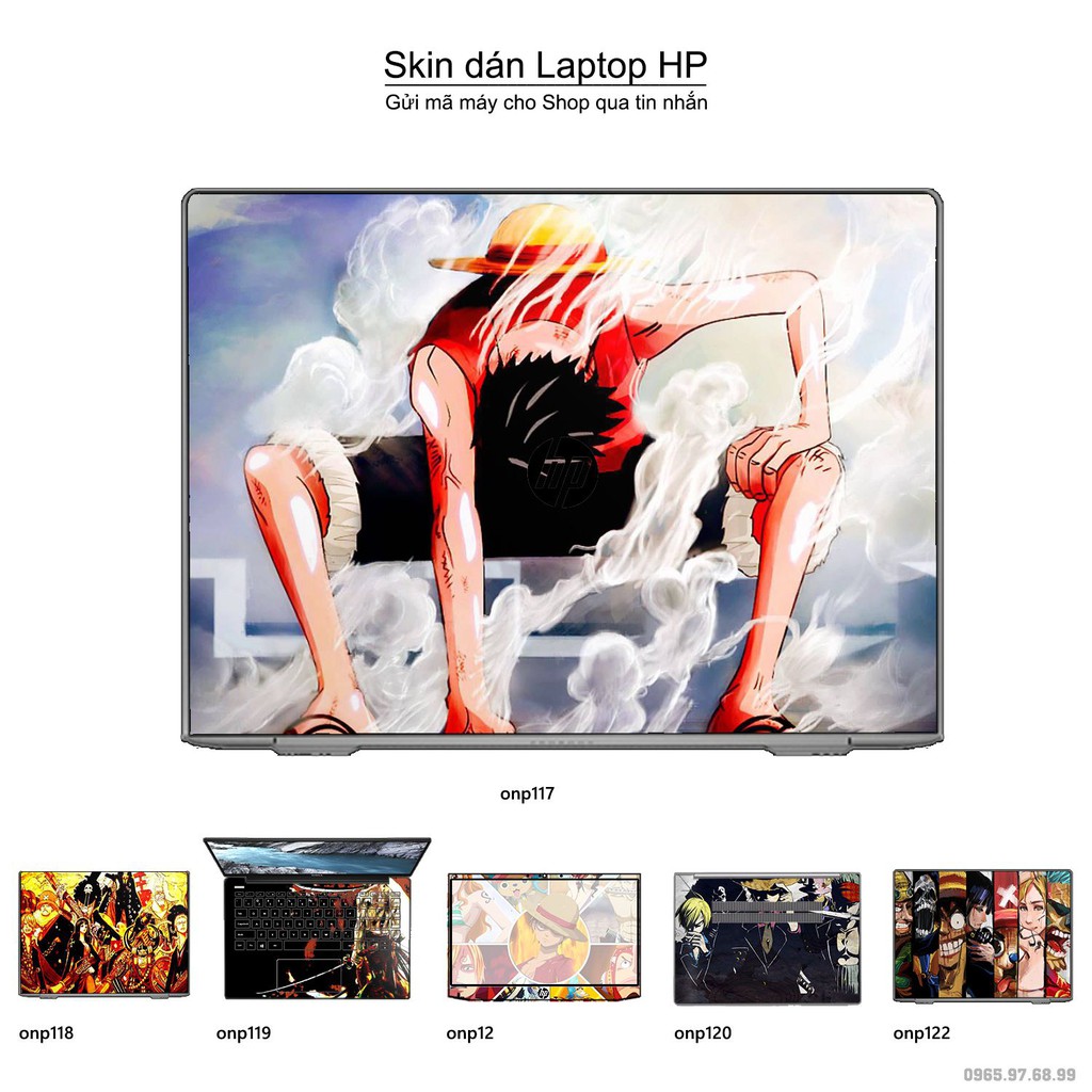 [Mã ELFLASH5 giảm 20K đơn 50K] Skin dán Laptop HP in hình One Piece bộ 13 (inbox mã máy cho Shop)