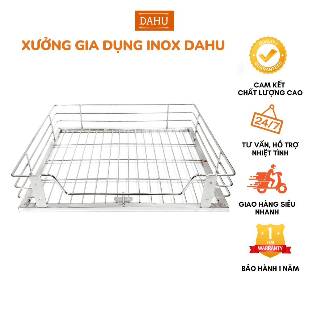 Giá Để Xoong Nồi Inox Kéo Ra Đẩy Vào Tiện Lợi