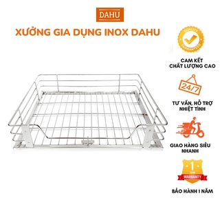 Giá để xoong nồi inox kéo ra đẩy vào tiện lợi