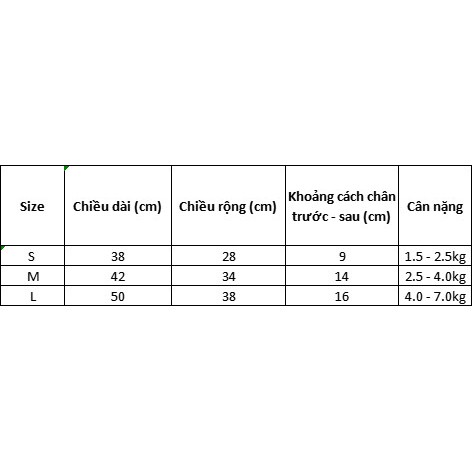 Địu chó kèm đệm vai đủ size giá rẻ loại 1