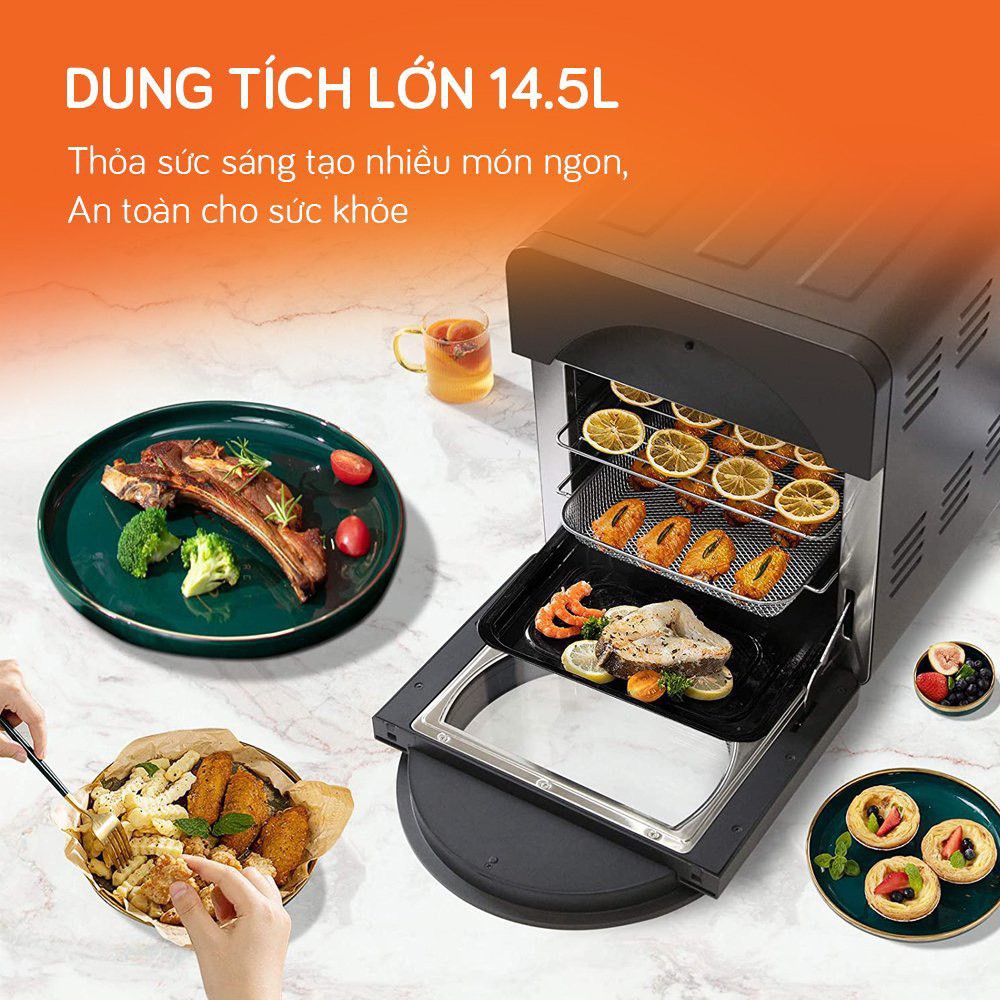 [Mã ELHADEV giảm 4% đơn 300K] Nồi chiên không dầu Unie UE-999 1700W dung tích lớn 14.5L - Hàng Chính Hãng