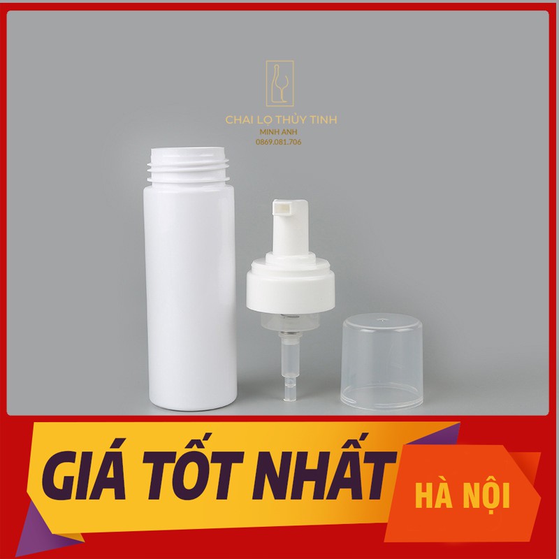 { Bán buôn/Bán sỉ}  Chai Xịt Tạo Bọt 100ml đựng sửa rửa mặt, sữa tắm