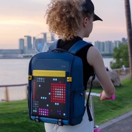 Divoom Backpack-s Pixel pixoo Ba lô nhẹ dung lượng lớn để bảo vệ trẻ nhỏ laptop balo divoom túi balo nam cặp