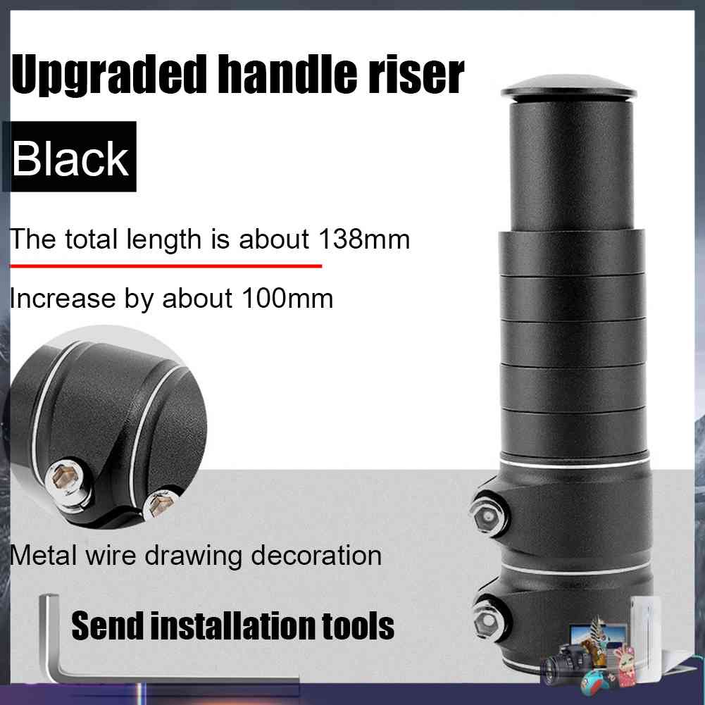 Thanh Nối Dài Tay Lái Xe Đạp Bằng Hợp Kim Nhôm