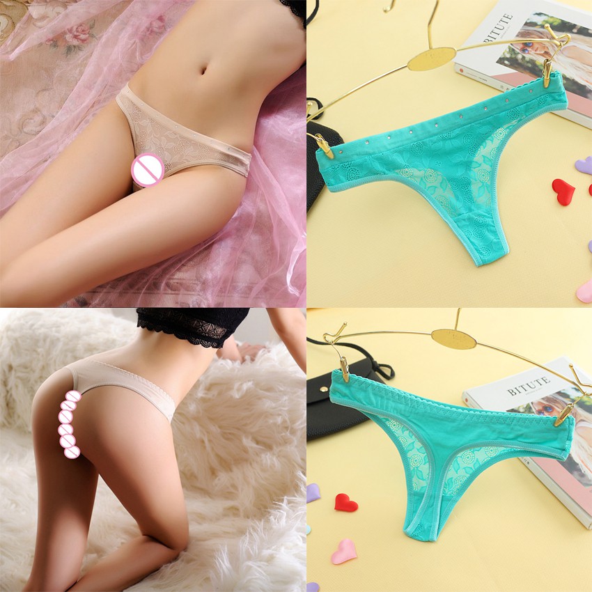 Combo 3 chiếc Quần lót nữ - Quần lót ren lọt khe sexy