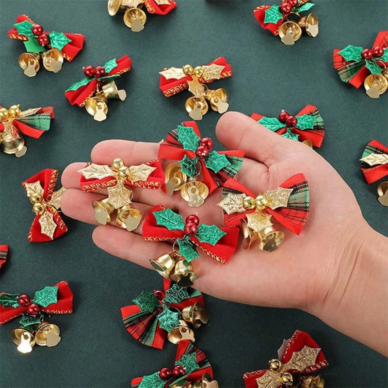 Nơ Treo Trang Trí Cây Thông Giáng Sinh Năm Mới