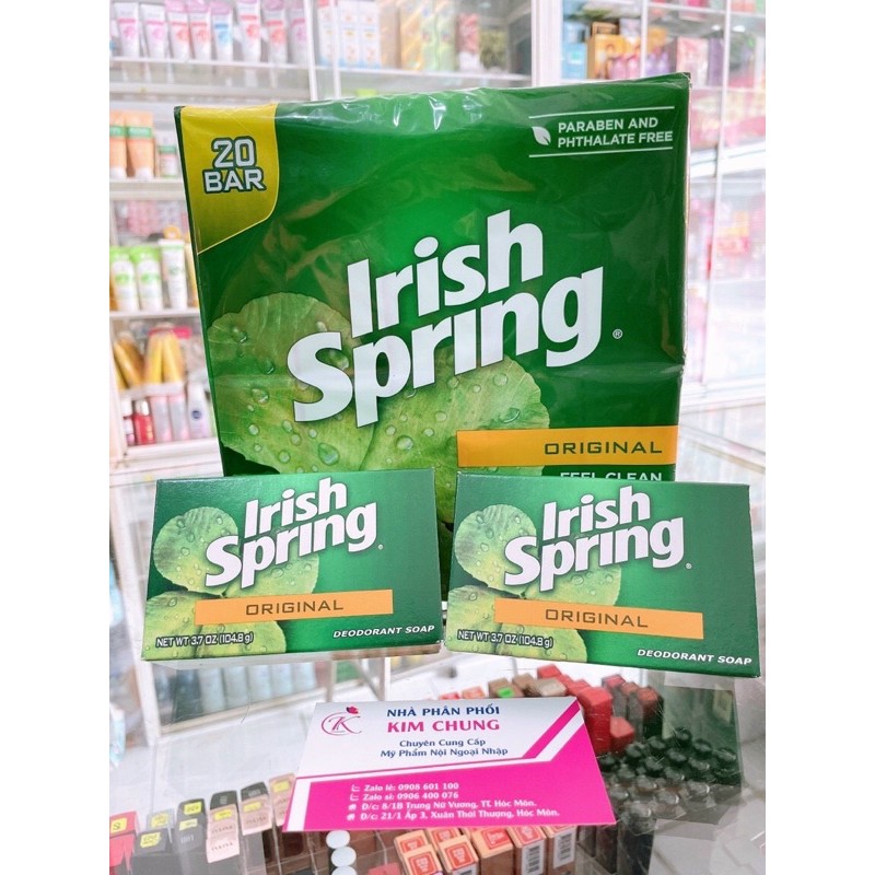 Cục xà phòng Irish Spring mùi Original Mỹ