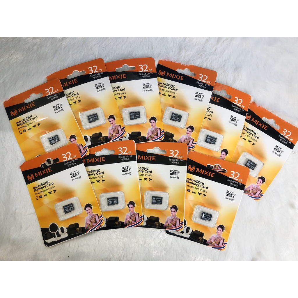 Thẻ nhớ MIXIE 32GB/64GB MicroSDHC TỐC ĐỘ 95Mb/s CLASS 10