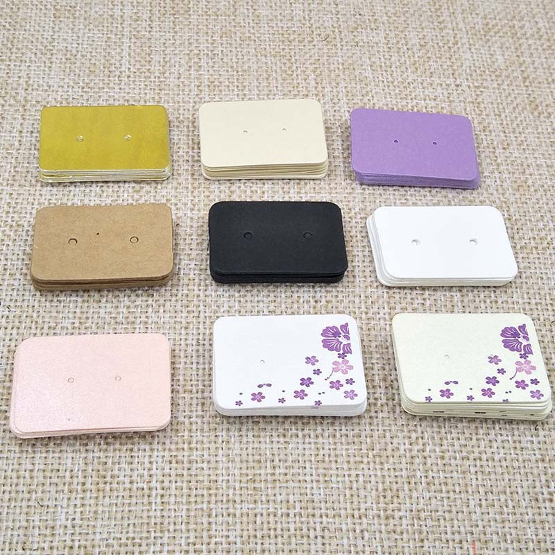 Bộ 100 Túi Giấy Đựng Bông Tai 3.5*2.5cm