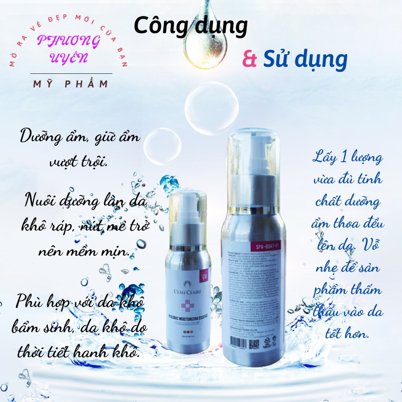 Tinh Chất Dưỡng Ẩm 100ml  💯CHÍNH HÃNG HÀN QUỐC💯 Dưỡng Ẩm Chuyên Sâu Nuôi Dưỡng Làn Da Khô Ráp, Nứt Nẻ Trở Nên Mềm Mịn