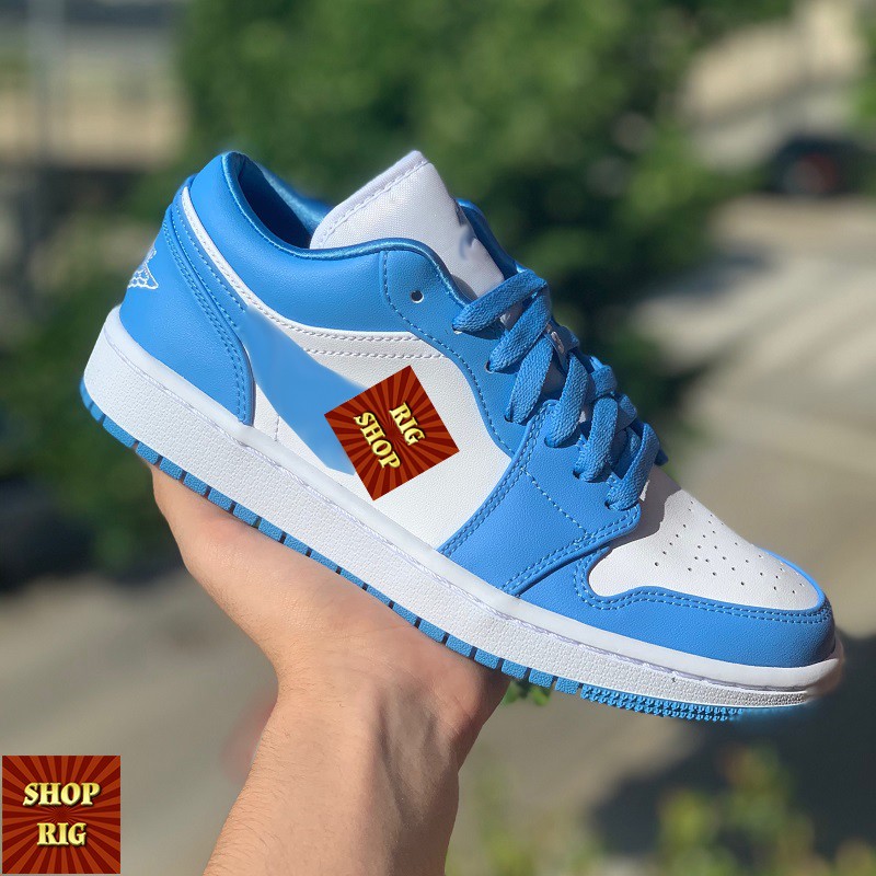 [Mã FAGREEN245 giảm 10% tối đa 30k đơn từ 99k] GIÀY THỂ THAO SNERKER NAM NỮ AIR JD 1 LOW MÀU XANH DA TRỜI