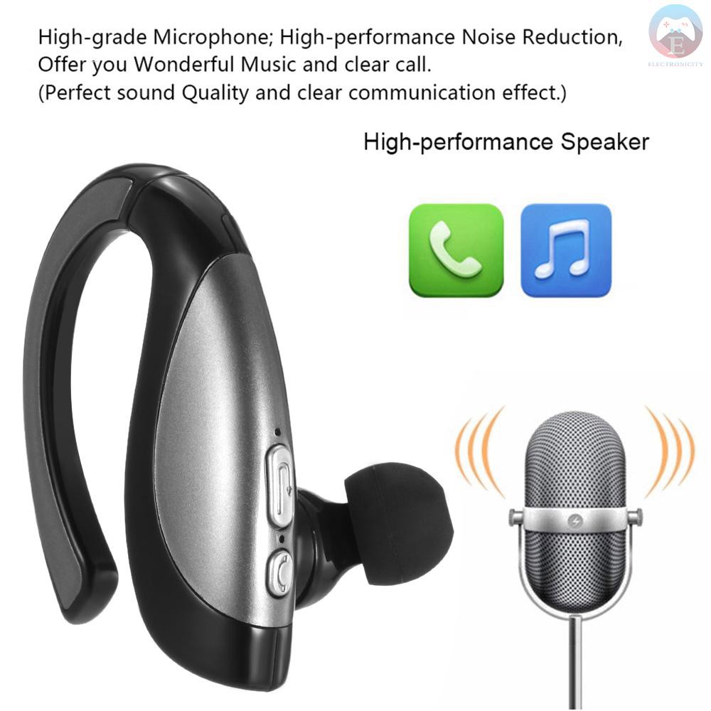 Tai Nghe Bluetooth 4.1 Nhét Tai Elec X16 Chống Mồ Hôi + Mic Cho Iphone 7 6s Samsung Galaxy S7 Note 6 Android Ios