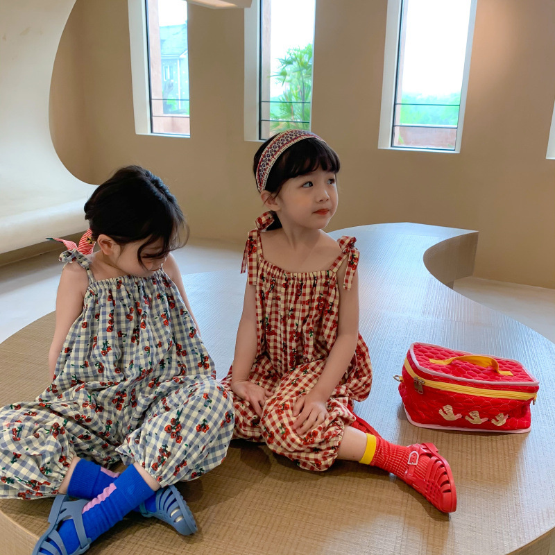 Áo liền quần Hoa Phong Cách Hàn Quốc Cho Bé Gái