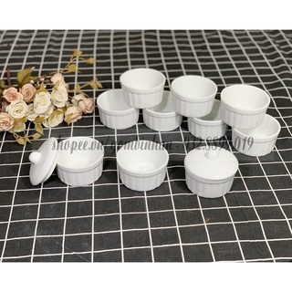 10 CỐC HŨ RAMENKIN LÀM CARAMEN , SỮA CHUA, BÁNH PLAN