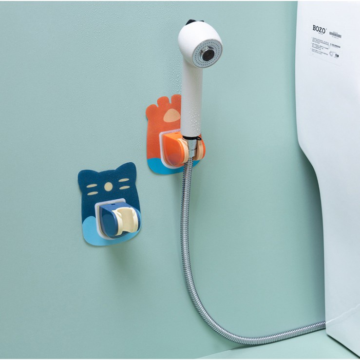 Giá Treo Vòi Hoa Sen, Đế Kẹp Vòi Sen Vòi Xịt Toilet Gắn Tường Chịu Lực Bằng Nhựa Họa Tiết Hình Thú 88319