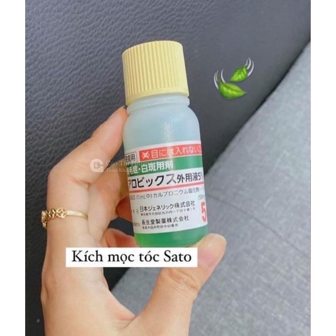 Tinh chất kích mọc tóc Sato Arovics Solution 5% 30ml Nhật Bản