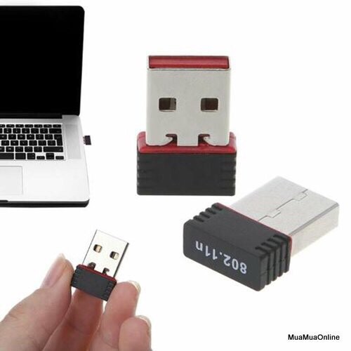 [Siêu Rẻ] USB Thu Wifi Mini Cho Máy Tính PC Và Laptop