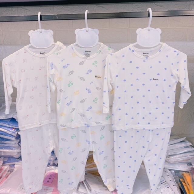 (XẢ KHO AVALER) Bộ cài vai Avaler vải sợi tre siêu mát cho bé trai/bé gái từ 3 tháng đến 3 tuổi