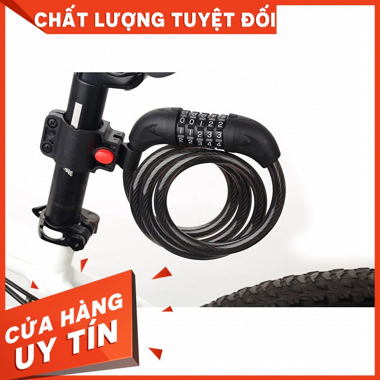 Dây Khóa Số Chống Trộm Zoli , Khóa Chống Trộm Chắc Chắn Cho Xe Đạp, Xe Máy, Khóa Số Dây Cáp Bảo Mật