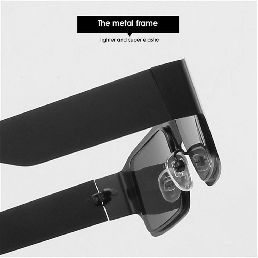 Kính Mát Thời Trang Khung Kim Loại Chống Tia UV400 Kiểu Gothic