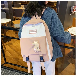 Balo đi học nữ ULZZANG chống nước , Balo nữ đi học kiểu dáng Hàn Quốc