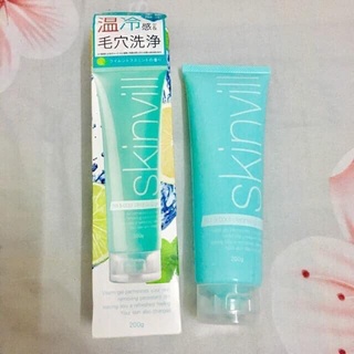 Tẩy trang nóng Skinvill màu xanh mint -  nội địa Nhật Bản