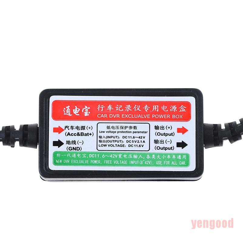 Dây Cáp Cứng Usb Mini Cho Camera Hành Trình Dvr 12v / 24v
