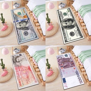Thảm lót sàn hình chữ nhật in hình tờ tiền đô la thời trang cá tính