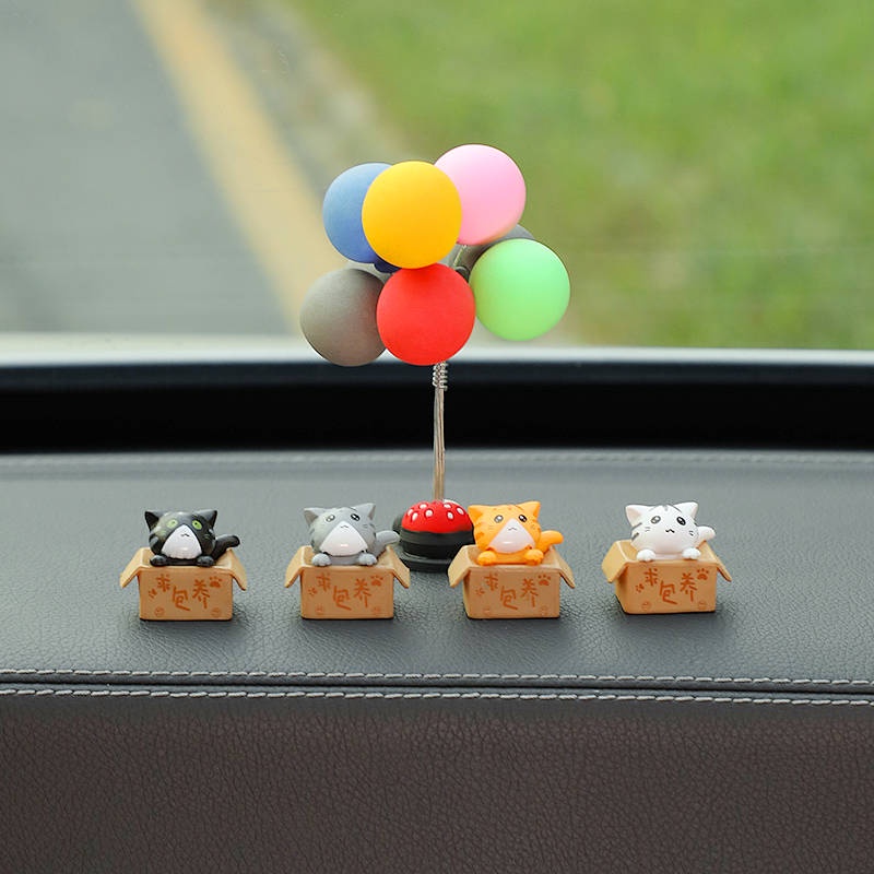 Car Interior Decoration Ornament Women's Car Car Creativity Cartoon Cute Cute Internet Celebrity Little Doll Car Decoration Supplies car accessories WUbV