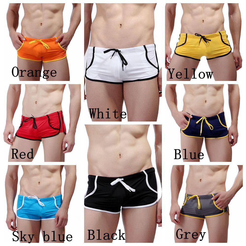 MUVAKO Quần Bơi Boxer Thể Thao Phối Túi Thời Trang Dành Cho Nam Giới