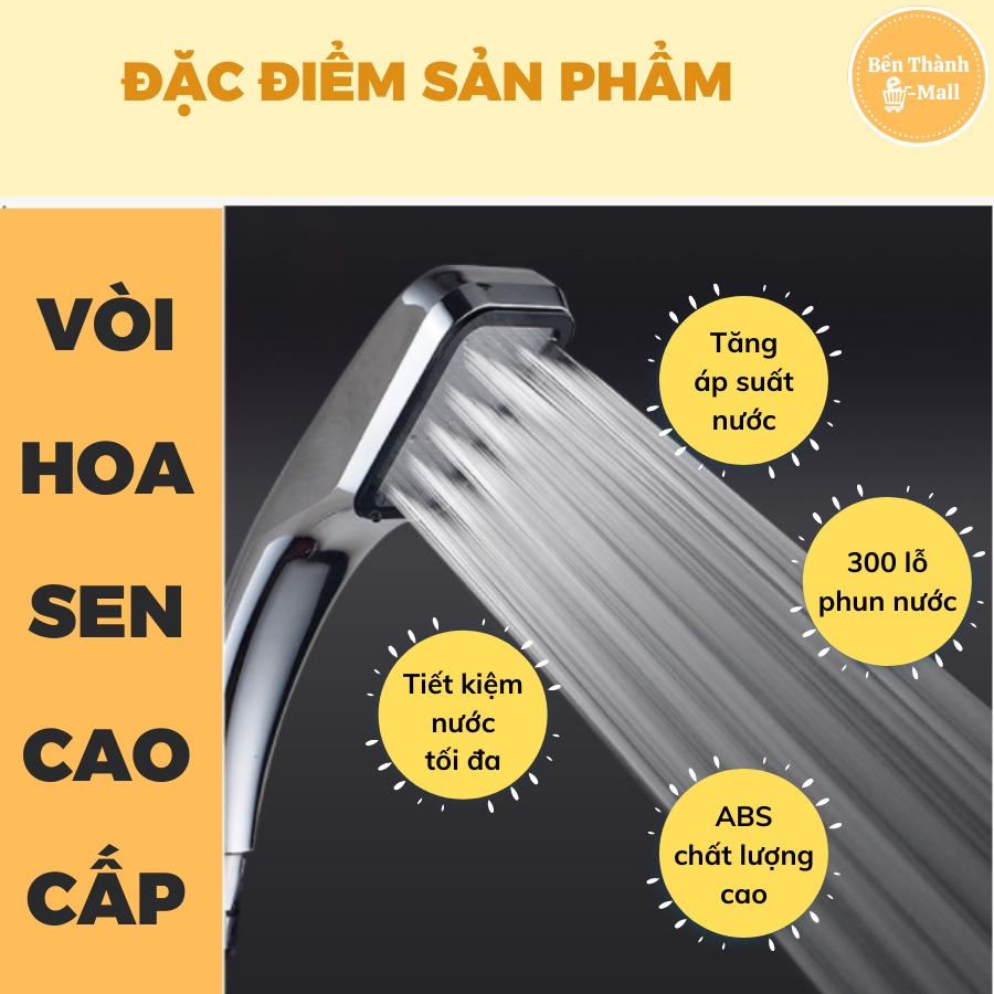 ✈️ [Freeship] VÒI HOA SEN TĂNG ÁP CAO CẤP MẶT VUÔNG KHÔNG GỈ SIÊU BỀN