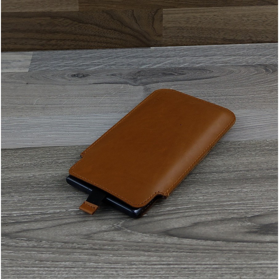 Bao Da Dây Rút Samsung Galaxy S20 Ultra / S22 Plus / S22 Ultra Da Bò Sáp