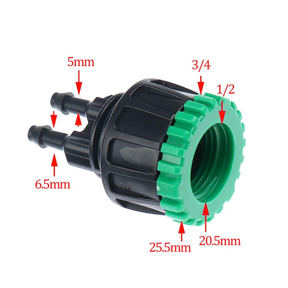 1 Đầu Nối Ống Nước Tưới Cây 1 / 4 &quot;Sang 1 / 2&quot; 3 / 4 &quot;4 / 7