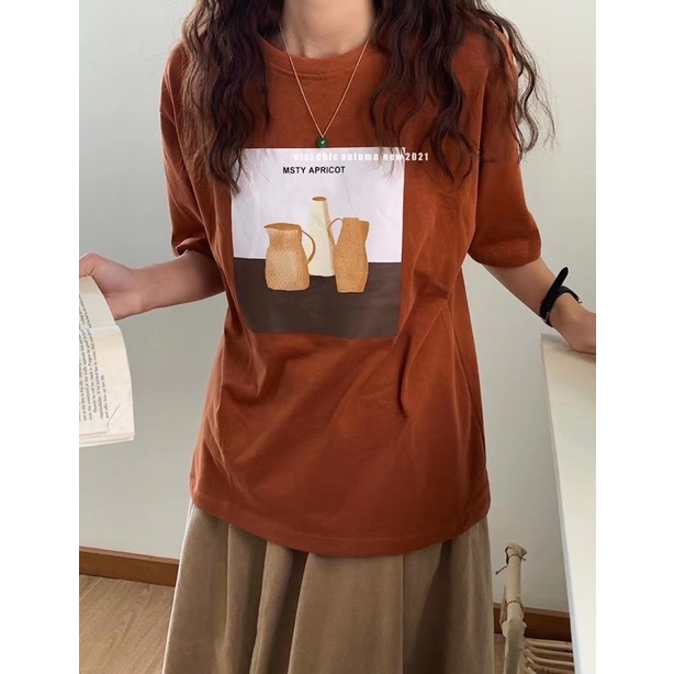 Áo thun in hình Hàn Quốc