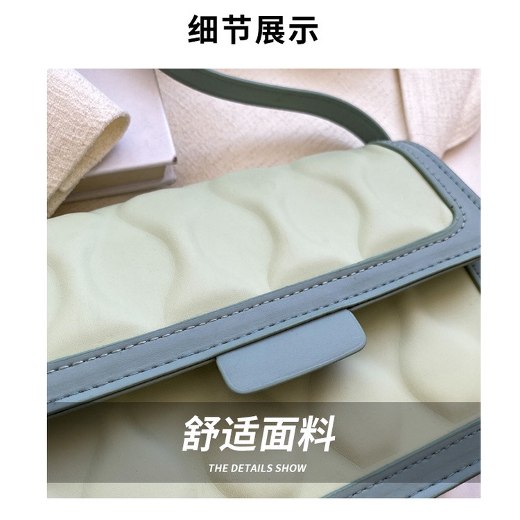Túi đeo chéo JASMIN NOIR nắp gập đơn giản thời trang cho nữ