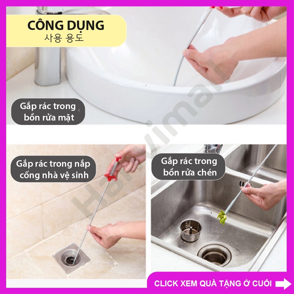 Cây Gắp Rác Thông Cống Thông Minh dài 61cm uốn cong dễ dàng