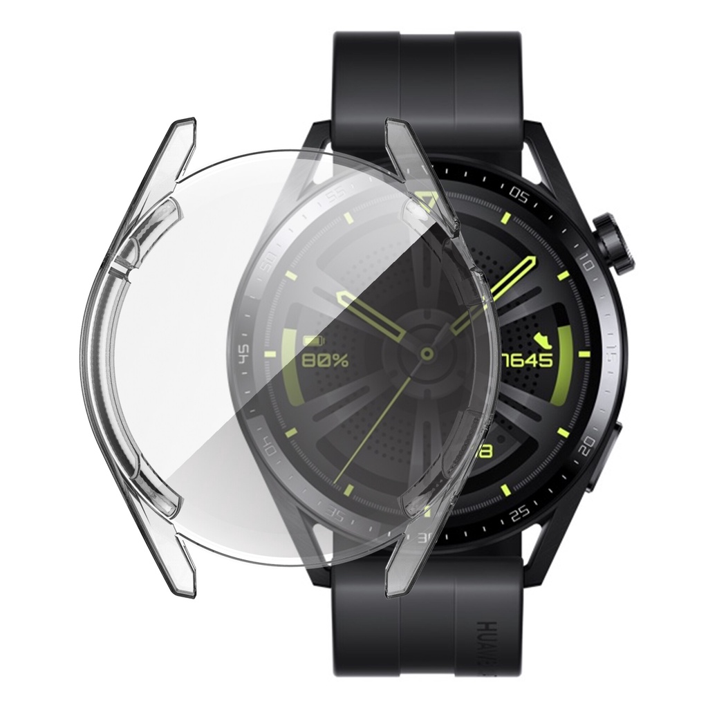 Ốp bảo vệ màn hình bằng tpu mềm chống trầy cho đồng hồ Huawei Watch GT3 46mm 42mm 2e GT2 GT Runner