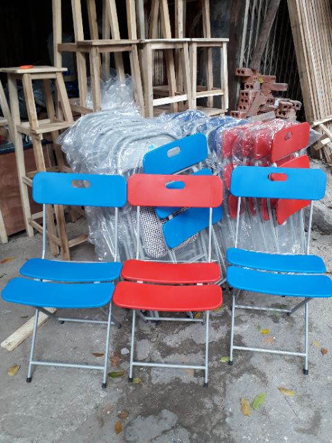 GHẾ GẤP NHỰA 3 MẢNH | BigBuy360 - bigbuy360.vn