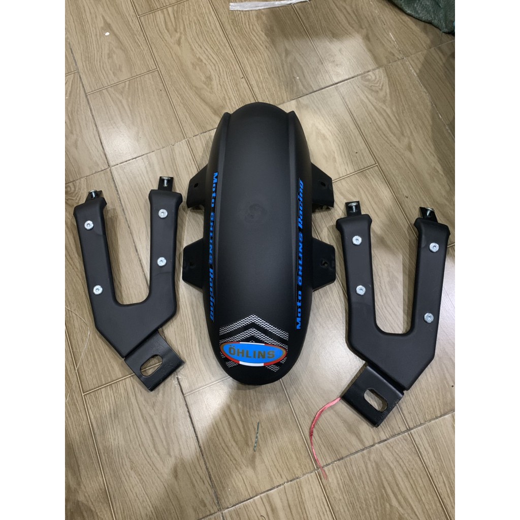 Dè sau xe exciter 150 kiểu 4 chân màu đen