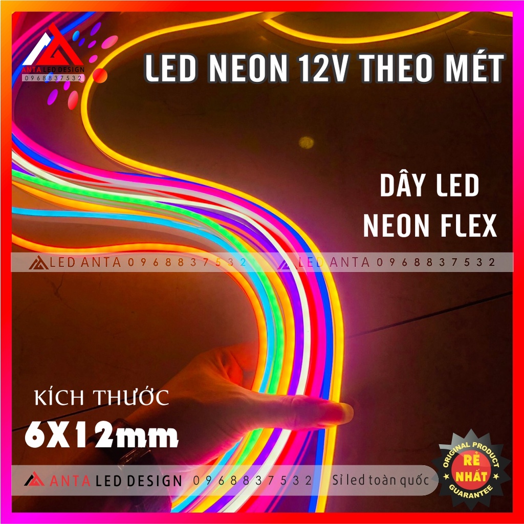 1 mét đèn LED neon 12v uốn chữ quảng cáo, trang trí | BigBuy360 - bigbuy360.vn